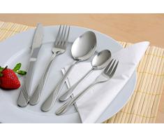 GRÄWE Besteckset für 6 Personen aus Edelstahl, Tafelbesteck Set 30-teilig, nickelfrei, rostfrei, handpoliert, spülmaschinengeeignet - Serie Stralsund
