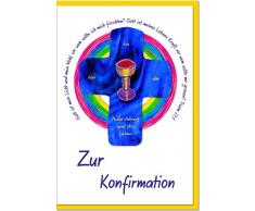 metALUm Karte zur Konfirmation WEINKELCH | 1012013S