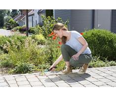 Gardena Fugenkratzer-Aktion: Unkrautkratzer zum Entfernen von Gras, Moos und Unkraut, zweiseitig geschliffenes Edelstahlmesser, rostfrei (8959-30)