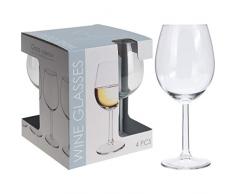 4-tlg. Set Weingläser und Sektgläser in schönen Design - Wei0weingläser Weissweingläser Rotweingläser Sektgläser Sektflöten Sektkelche Größe Wein 430 ml