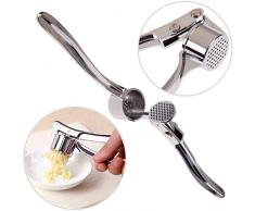 TEEKOO Knoblauchpresse für Haushalt Küchenwerkzeug Edelstahl Knoblauchpresse Handwerkzeug Squeezer Presser Masher Fleischwolf für den Heimgebrauch