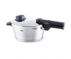 Fissler vitavit comfort / Induktions-Schnellkochtopf (2,5 L, Ø 18 cm) Edelstahl-Dampfkochtopf, 2 Garstufen, stapelbar, alle Herdarten- auch Induktion