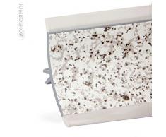 HOLZBRINK Küchenabschlussleiste Granit hell Küchenleiste PVC Wandabschlussleiste Arbeitsplatten 23x23 mm 150 cm