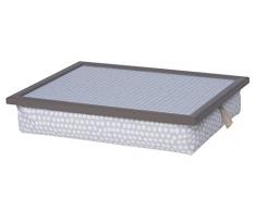 Andrew´s Knietablett Laptray mit Kissen Tablett für Laptop Elegant Spot Grey