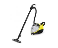 Kärcher Dampfsauger SV 7 (Leistung: max. 2200 Watt, Aufheizzeit: 5 min, Dampfen Saugen und Trocknen in einem Arbeitsgang, mehrstufiges Filtersystem, für alle Hart- und Teppichböden geeignet)