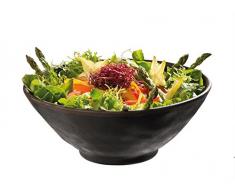 APS 84111 Marone Melamin-Schüssel, 190 mm x 80 mm Durchmesser, 19,1 x 7,6 cm schwarz