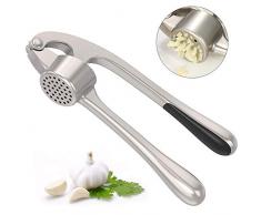 AlfaView Knoblauchpresse Knoblauchschneider Garlic Press Häuslicher Knoblauch Crusher Praktischer Küchenhelfer Knoblauchschneider mit Ergonomischer Griff (Stil 1)