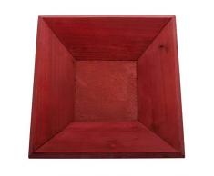 Chimax Holztablett Quadratisch - Deko - Tablett aus Holz - 35x35cm