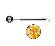 WMF Profi Plus Melonenausstecher Kugeln 15 cm, Kugelausstecher mit Ablaufloch, kleiner Portionierer, Cromargan Edelstahl teilmattiert