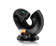DeLonghi EDG 737.B | NESCAFÉ Dolce Gusto Eclipse | Kapsel Kaffeemaschine | Für heiße und kalte Getränke | 15 bar Pumpendruck für samtige Crema | Automatische Wasserdosierung I Schwarz-Metall