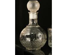 Glasflasche Weinkaraffe Dekantierer Decanter Spirituosenflasche 900ml (0668)
