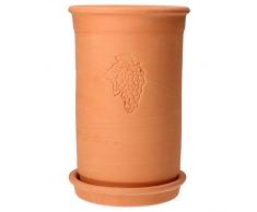 Van Well Terra Toscana Flaschen-Kühler Cantina für Wasser, Wein & Sekt Ø 10 cm, H 18 cm - 1 Stück