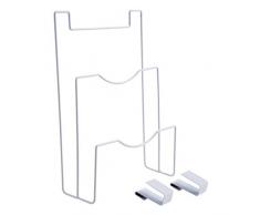 NoNo Pan Lid Rack Verstellbarer Topfdeckelhalter Backformen Rack-Tellerabtropfer Ständer Topfdeckel Rahmen Schneidebrett Messerbrett Organizer Halter Topfdeckel