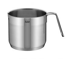 Silit Pisa Milchtopf ohne Deckel 14 cm, Edelstahl poliert, Induktion