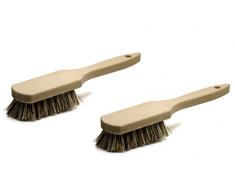 BawiTec 2 Stielbürsten Reinigungsbürsten Handbürste 265 mm UnionMix hart Universal Scheuerbürste