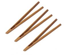 Lange, wiederverwendbare, chinesische Bambus-Tee-Zange, 17,5 cm, Teezangen, Tee-Utensilien, umweltfreundlich, ungiftig, 3 Stück