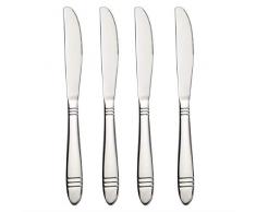 Rinboat 18/10 Tafelmesser Menümesser Frühstücksmesser Besteck Edelstahl Rostfrei, 12 Stück