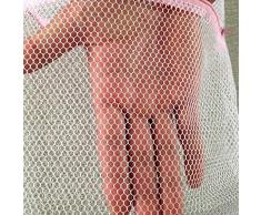 Winkey Wäschenetz/-beutel, für die Waschmaschine, schützt Unterwäsche, BHs, Socken und Dessous, 3 Größen, Nylon, weiß, M