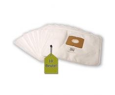 eVendix Staubsaugerbeutel passend für Tevion BS 4000, 10 Staubbeutel + 1 Mikro-Filter, kompatibel mit Swirl Z113