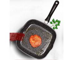 FULANTE Antihaft-Pfanne Bratpfanne, gebratenes Steak Spezialpfanne Bratpfanne Antihaft-Pfanne Gasherd (28CM)