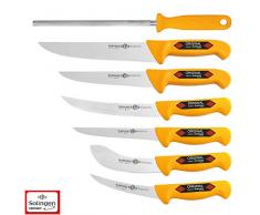 Solingen 7 Teilig Klein VIEH Set Metzgermesser Schlachtermesser Messer Butcher Knife 4202
