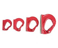 ProFix® Anschweißhaken Güteklasse 8 Bagger Lasthaken Baggerhaken Löffel Frontlader Haken (1 t, gelb)