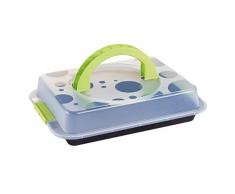 Grizzly Backblech Mit Haube - Kuchenblech Oder Auflaufform Mit Deckel - Ofenblech In Transportbox