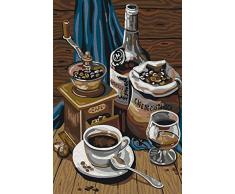 N/D Mini-Puzzle für Erwachsene Aufwachsen Kaffeeglas Zusammenbau von Puzzles Geschenk für Kinder Kinder | Lernspielzeug Dekorative Gemälde2000 Stück (105x75cm)