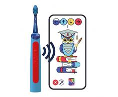 Playbrush Smart Sonic, smarte elektrische Schallzahnbürste für Kinder mit interaktiver Spiele-App (Blau)