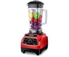 YLEI 1350W Profi Standmixer, Multifunktionsmixer, tragbar elektrischer Zerkleinerer, 8-Klingen-Edelstahlmesser, Für Obst, Gemüse, Shakes und EIS, BPA frei