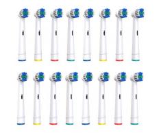 SOFTMATE Aufsteckbürsten für Oral B elektrische Zahnbürsten, 16er Pack Aufsätze