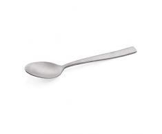 Gastro Spirit - 36-er Set Tee-Löffel/Kaffee-Löffel - Silber/Schwarz, 13,5 cm (L), Chromstahl, Spülmaschinenfest - 3 Setgrößen (12/24/36), weiteres Besteck aus der Serie Hamburg Stone erhältlich