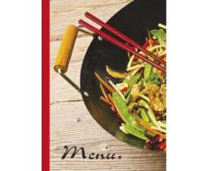 Menü Halter Größe A4 Restaurant Pub Hotel Gaststätte Speisekarte 12 Seiten 6 Karten WOK