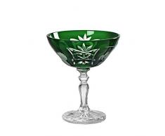 CRISTALICA Likörglas Likörschale Schnapsglas Handgeschliffen Traube Kristall Glas 45 ml