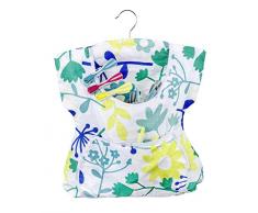 WENKO 3714010100 Wäscheklammer-Kleid, Baumwolle, 33 x 45 x 1 cm, Mehrfarbig