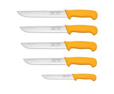 Fleischermesser Metzgermesser 5 Teilig Set Schlachtermesser Kochmesser Küchenmes