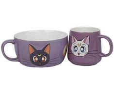 Sailor Moon Frühstücks-Set Luna & Artemis