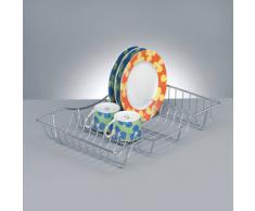 Zeller 24839 Tellerabtropfständer, Chrom / 48 x 32.5 x 8