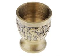 T TOOYFUL 1 STÜCK Handgemachte Kupferlegierung Glas Tasse 40 Ml Bier Weinkrüge Trinkglas