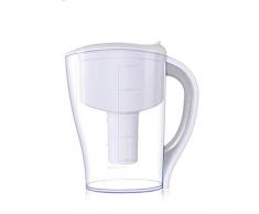 QIUDAN 2,5 l alkalischer Wasserfilterreiniger, pH Restore alkalischer Wasserkocher mit 1 Filterelement - langlebiger Filterkrug, weiß