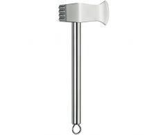 kela Fleischklopfer Pax 27x 11cm aus Edelstahl, Silber, 27 x 11 x 3 cm