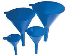 Kraftmann 8029 Trichter-Satz, 4-teilig, Ø 50 - 75 - 100 - 125 mm Set - Kunststoff / Plastik - Einfüllhilfe