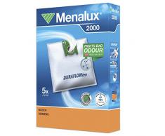Original Markenware Menalux 2000, Duraflow fresh mit Anti-Odour , 5 Staubsaugerbeutel, Passend u.a. fÃ¼rr Siemens VS 06, VS 07, VSZ 1, VSZ 2, VSZ31, VSZ 32, VSZ 4, VSQ4GP1264, VS06G2410, VSZ32410, VSQ5X1230, VSZ31455