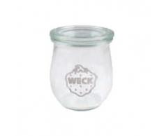 6x WECK / Weck / Weckglas Mini-Tulpe, Inhalt 220 ml, Ø/H mm 60 / 80 inkl. passende Deckel