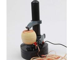 duquanxinquan Kartoffelschäler Electric Peeler Apfelschäler Gemüseschäler Obstschäler Elektro Schäler Edelstahl für Obst & Gemüse