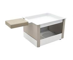 COOKUT Yeti, graues Einzel-Raclette mit Kerze, Nylon/A