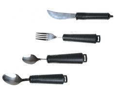 FLEX Besteck-Set, 4tlg. - Messer, Gabel, Esslöffel und Teelöffel