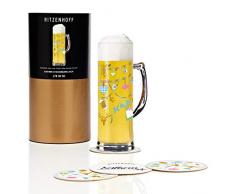 Ritzenhoff Seidel Bierkrug, Kristallglas, Mehrfarbig, 8 x 8 x 22 cm