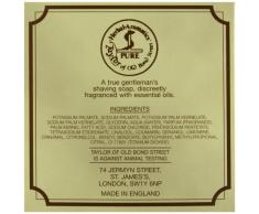 Taylor of Old Bond Street Rasierseife 100 g Luxus-Holzschale Sandelholz pflanzliche Rasierseife