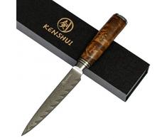 KENSHUI Damastmesser Küchenmesser Japanisches Profi Allzweckmesser Koch Geschenk